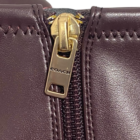 Coach Burgundy Booties - Brand New - Size 9 - Picture 4 of 9